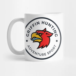 Griffin Hunting - Adventure Sport - White - Fantasy - Funny Mug